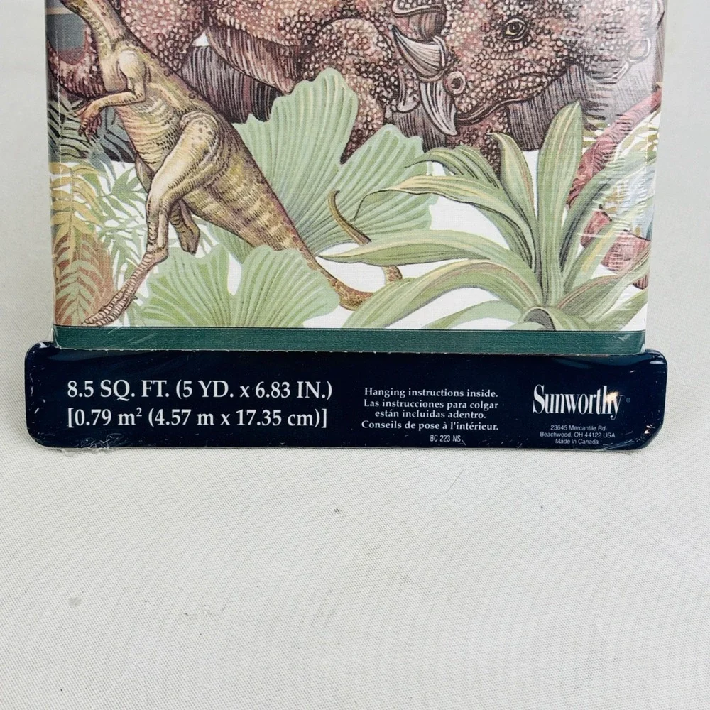 Sunworthy Dinosaur Wallpaper Border Prepasted 5 Yards Nature Series WFP4138